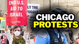 DEMOCRATS PANIC as Over 200 ProPalestinian Groups STORM Chicago Ahead of Convention [upl. by Assirrec857]