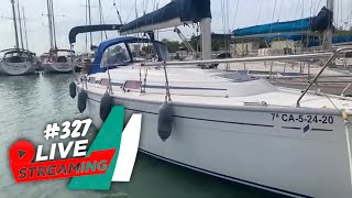 Marviviendo live 327 Velero Bavaria 340 del 86 contra velero bavaria 30 cruiser del 2005 [upl. by Einaeg]