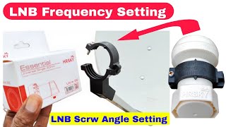 LNB Setting For DD Free Dish  Lnb frequency of free dish  all dish info [upl. by Elihu]