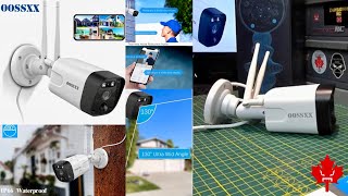 OOSSXX Wireless Security Camera  A Simple Surveillance Solution [upl. by Holmes]