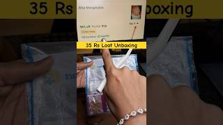 Shopsy ₹35 Beautiful Jewellery Loot Unboxing shopsy unboxing shorts 🥰👌 [upl. by Acsecnarf]