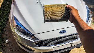 How to Replace Ford Focus Engine Air Filter [upl. by Ais]