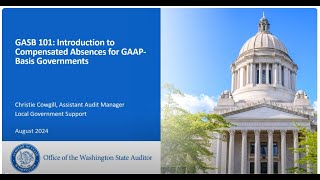 Introduction to Compensated Absences for GAAP Basis Governments Including Examples [upl. by Truitt225]