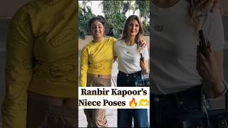 Ranbir Kapoors Niece Poses 🔥🤗trending shorts [upl. by Ihp]