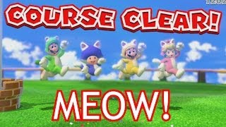 Super Mario 3D World  Meow [upl. by Boarer119]