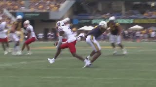 HIGHLIGHTS Kansas football falls at West Virginia [upl. by Chesnut]