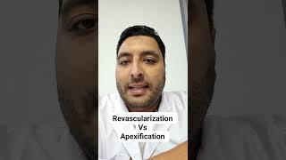 الفرق بين Apexification و Revascularization [upl. by Arbmahs]