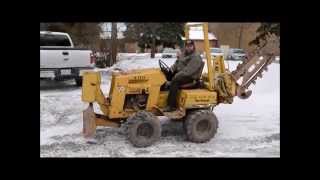 1993 Vermeer V3550 Trencher  Equipment Demonstration [upl. by Philomena688]