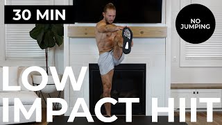 30 Min SWEATY Low Impact HIIT Workout NO JUMPING  APARTMENT FRIENDLY  Cool Down [upl. by Allekram515]