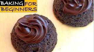 Eggless Chocolate Cake Recipe  Baking In A Convection Microwave [upl. by Killie928]