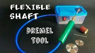 How To Make a Flexible Shaft Dremel Tool at home  DIY  Easy and Simple [upl. by Lednik]