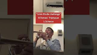 Tomasi Triptyque scherzo trumpet 吹奏楽 トランペット トランペットソロ etude [upl. by Samoht]