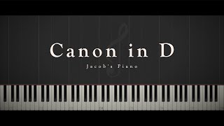 Canon in D Wedding Version \\ Synthesia Piano Tutorial [upl. by Vanthe]