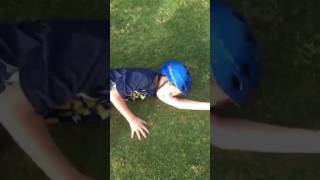 Stupid kid falls off bike must watch [upl. by Westhead]