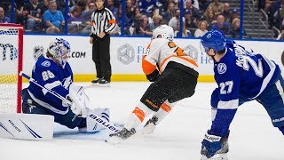 Claude Giroux undresses McDonagh Vasilevskiy for spectacular goal [upl. by Tomkin699]