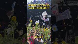 Waiting for Poland Rock 2023 to start polandrock woodstock festival [upl. by Nilpik]