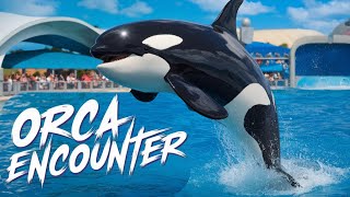 Orca Encounter at SeaWorld Orlando Spectacular Killer Whale Show [upl. by Yretsym]