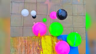 Breaking Glass Bottles and Balloon Drops Crushing Crunchy amp Soft Things🔥 asmrsounds satisfying [upl. by Elorak]