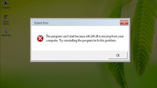 How to Fix MFC100dll Missing Error [upl. by Emor873]