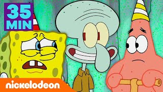 SpongeBob  Skalmar przez 35 minut jest MIĹY  Nickelodeon Polska [upl. by Sunil]