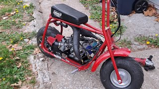 Twin Cylinder 2 Stroke Mini Bike Build [upl. by Airliah]