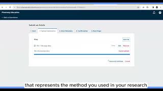 Submission process of Pharmacy Education Journal [upl. by Nathanoj]