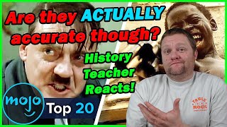 Top 20 Historically Accurate Movies  WatchMojo  History Teacher Reacts [upl. by Temhem]