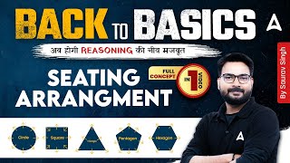 Seating Arrangement Basic Concepts in One Video  Sitting Arrangement Reasoning Tricks by Saurav Sir [upl. by Fowle]