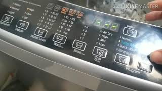 LG TopLoad washing machine demo teligu  8kgs  T9077NEDL1 [upl. by Novert]