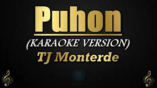 Puhon  TJ Monterde KaraokeInstrumental [upl. by Otreblig]