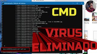 Detectar y Eliminar Virus ocultos de la PC con CMD  Attrib Tutorial Completo [upl. by Lledyl]