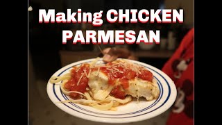 Making Chicken Parmesan [upl. by Nnylaf]