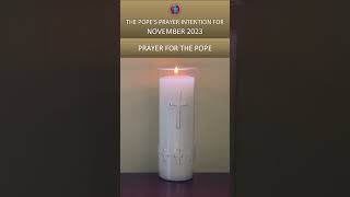 Popes Prayer Intention for November 2023 shorts [upl. by Anorahs]