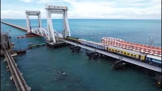 Speed trial run at 100kmph successfully completed and ready for inauguration of New Pamban Bridge [upl. by Arada931]