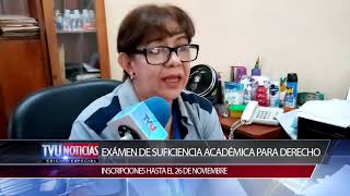 EXAMEN DE SUFICIENCIA ACADÉMICA PARA DERECHO [upl. by Nytsua]