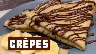 La MEJOR RECETA de CREPES  Muy fácil [upl. by Nedaj]