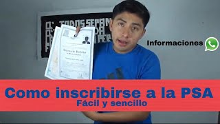 Como inscribirse al PSA UAGRM Bien explicado [upl. by Anilad]