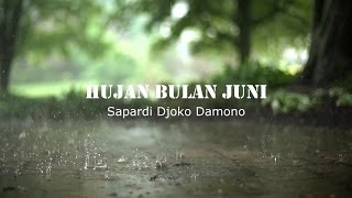 Musikalisasi Puisi  Hujan Bulan Juni Sapardi Djoko Damono [upl. by Rodolphe633]