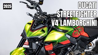 2025 New Ducati Streetfighter V4 Lamborghini Revealed [upl. by Alansen]