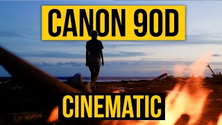 CANON 90D Cinematic  Video Test amp BEST Settings 4k [upl. by Gerhan]