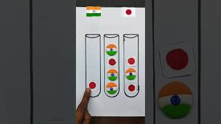 Jai Hind ❤️ Jai Bharat 🇮🇳 independenceday flagpainting republicday 15august 26january [upl. by Latif]