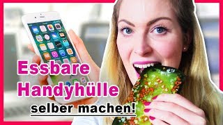 Essbare Handyhülle selber machen DIY  edible phone case [upl. by Ecallaw49]