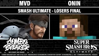 COMBO BREAKER 2024 LOSERS FINAL  MVD Snake vs Onin Steve  Smash Ultimate [upl. by Helmer]