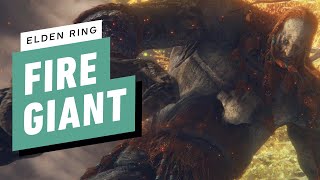 Elden Ring Gameplay Walkthrough  Fire Giant Boss Guide Mountaintops of the Giants [upl. by Sikram906]