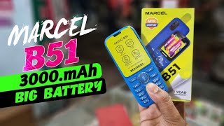 3000mAh Big battery MARCEL B51 Review And Unboxing [upl. by Clements]