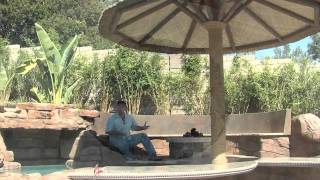 Backyard Spa SwimUp Bar amp Waterfall [upl. by Ivonne]