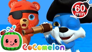 Fun Pirate Antics with Animals  Animals for Kids  Funny Cartoons  Learn about Animals [upl. by Stalker]