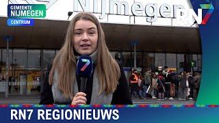 Nijmeegse studenten vertrekken alsnog naar Utrecht  RN7 REGIONIEUWS [upl. by Llemij]