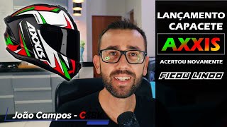 CAPACETE AXXIS VECTOR DRAKEN REVIEW COMPLETO [upl. by Nosnorb]