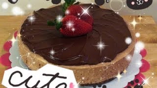 Baileys Irish Cream Chocolate Cheesecake Tutorial [upl. by Latvina]